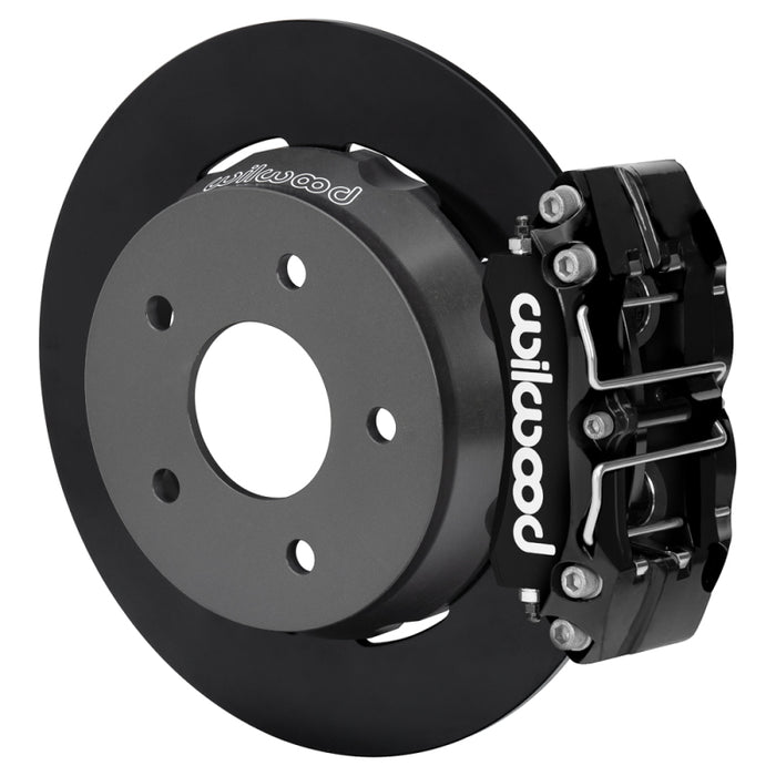 Wilwood 22-24 Polaris RZR Turbo/ Pro R 5-Lug Rear Big Brake Kit - Black Powder Coat