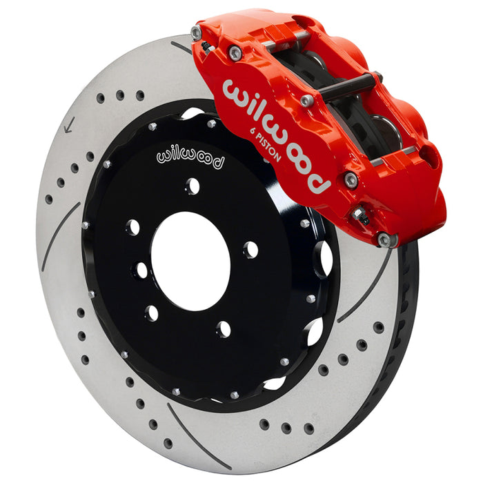Wilwood kit front bmw E36/M3 14.00 rotor SRP red