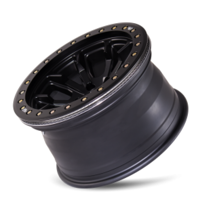 Dirty Life 9303 DT-1 17x9/8x165.1 BP/-12mm Offset/130.8mm Hub Matte Black Wheel - Beadlock