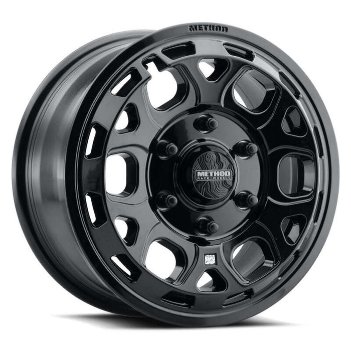 Method MR416 Bead Grip 15x7 / 6x5.5 / 74mm Offset / 78.30mm CB - Gloss Black Wheel