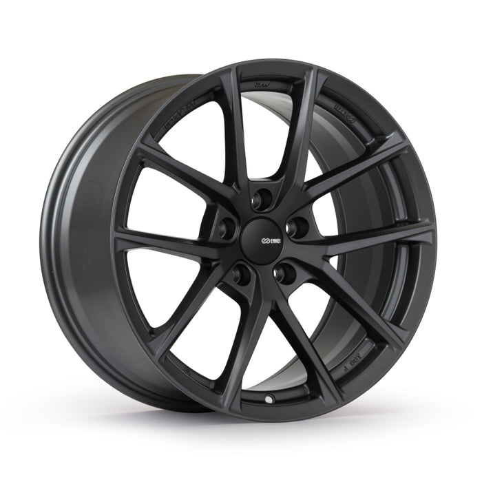 Enkei Helix 18x8in / 5x112 BP / 45mm Offset / 72.6mm Bore - Matte Gunmetal Wheel