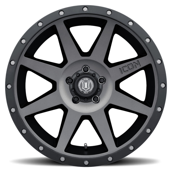 ICON Rebound 20x9 / 6x5.5 / 16mm / 5.625in BS Titanium Wheel