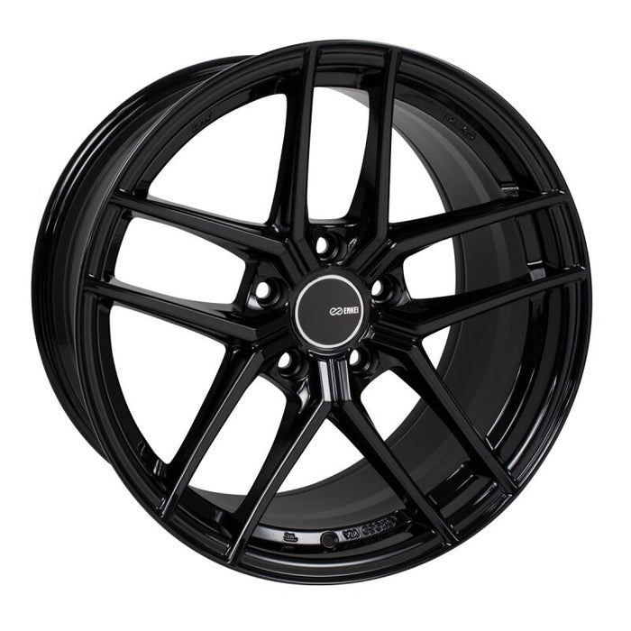 Enkei TY5 19x8.5 5x112 42mm Offset 72.6mm Bore Black Wheel