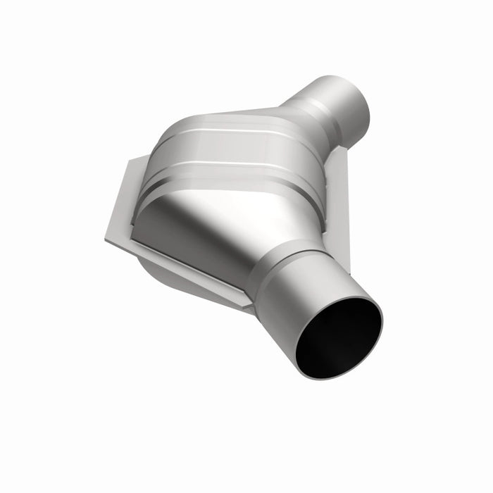 MagnaFlow Universal Catalytic Converter 2 inch Angled O/O PC2 Front