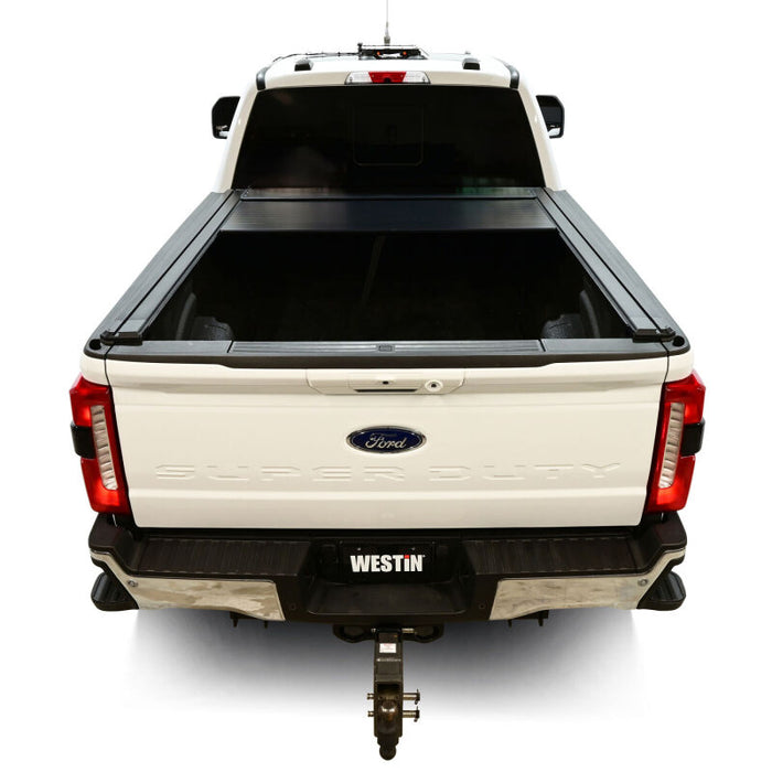 Westin 17-26 Ford F-250/F-350/F-450/F-550 SD 6ft 10in Bed Manual Retractable Tonneau Cover - Black
