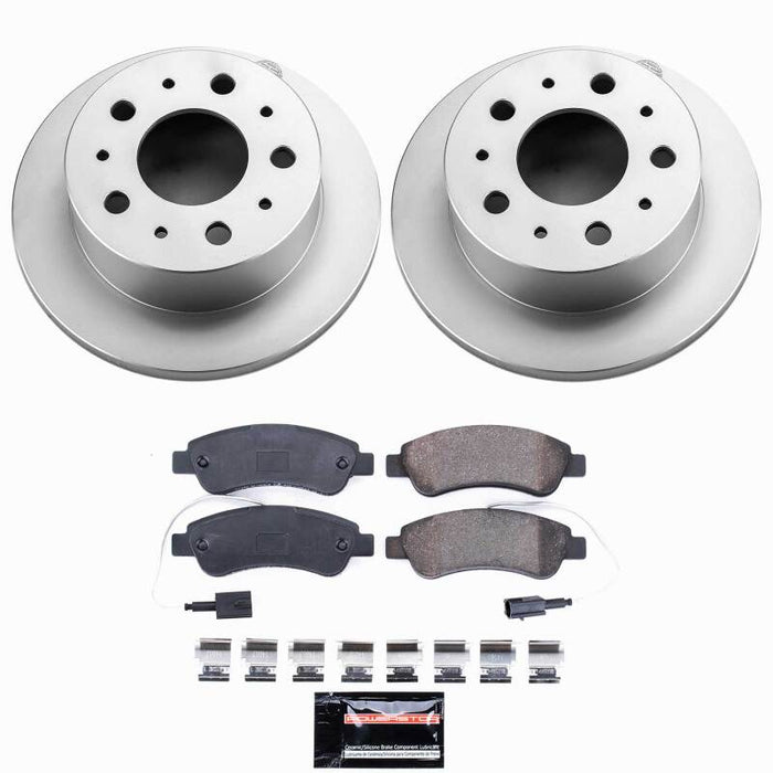 Power Stop 14-21 Ram ProMaster 1500 Rear Z23 Coated Brake Kit