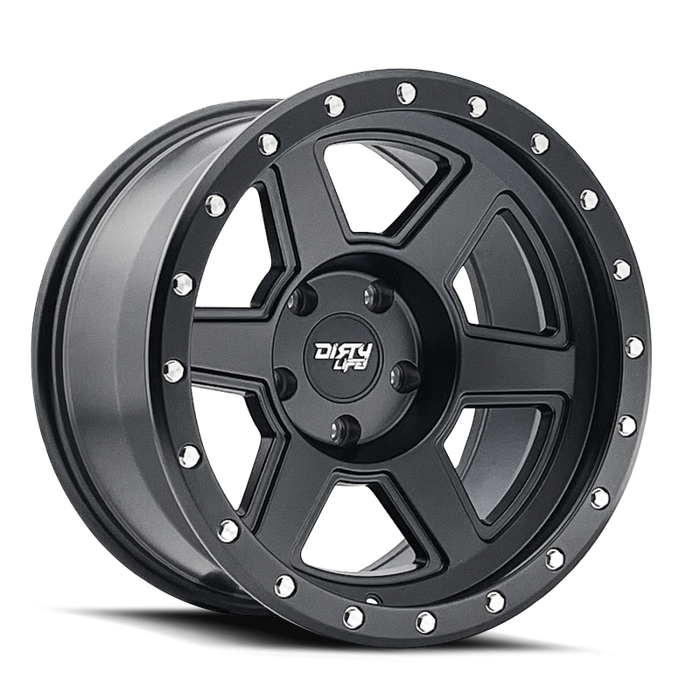 Dirty Life Compound 9315 20x9 / 6-135 BP / -12mm Offset / 87.1mm Hub Matte Black Wheel