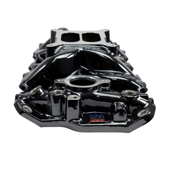 Edelbrock 55-86 Chevy SB Performer EPS Intake Manifold - Black Plasma Finish