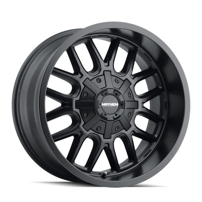 Mayhem 8107 Cogent 20x10 / 8x170 BP / -19mm Offset / 125.2mm Hub Matte Black Wheel