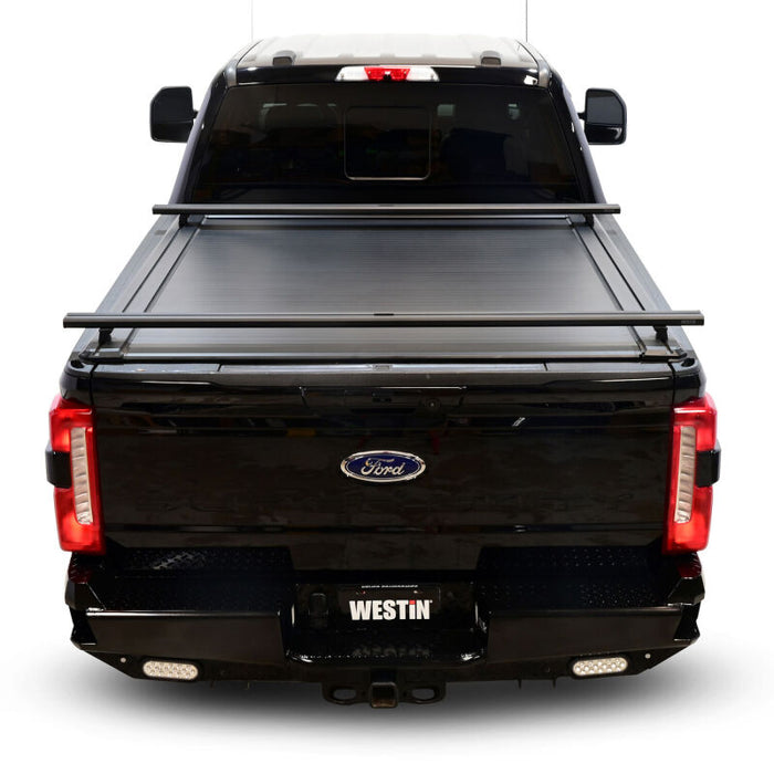Westin 17-26 Ford F-250/F-350 SD 6.8ft Bed Electric Retractable Tonneau Cover - Black