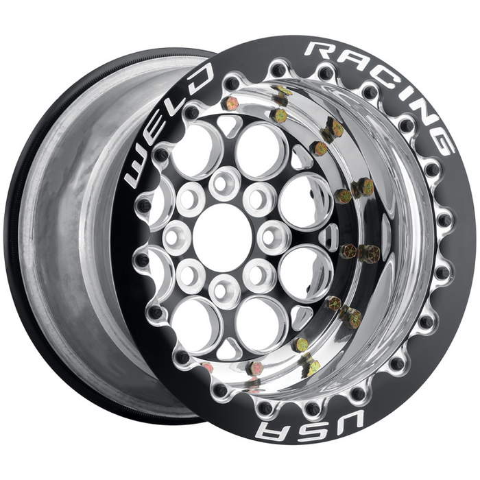 Weld Magnum Import 13x11 / 4x100mm BP / 4.25in. BS Black Wheel - Double Beadlock