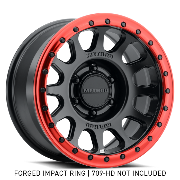 Method Beadlock Ring - 20in Forged - Style 1 - Red
