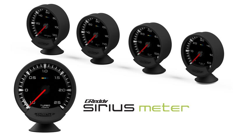 GReddy Sirius Meter - Fuel Pressure 0/6.0kPa 74mm Analog Gauge (w/Fuel Press Sensor & Harness Set)