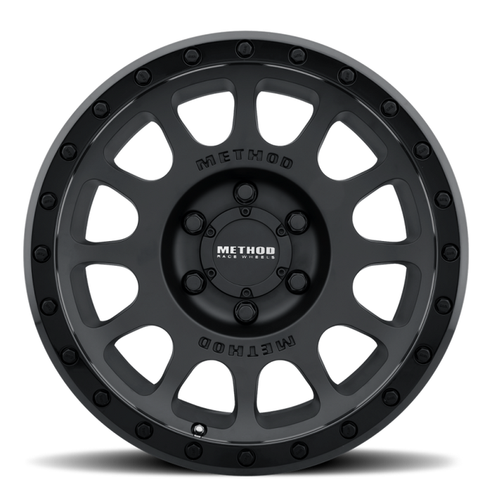 Method Wheels MR305 NV 18x9 +18mm Offset 6x135 94mm CB Matte Black - Gloss Black Lip