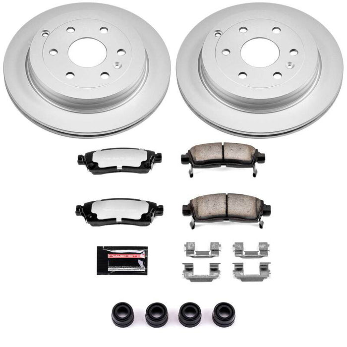 Power Stop 08-17 Buick Enclave Rear Z36 Coated Truck & Tow Brake Kit