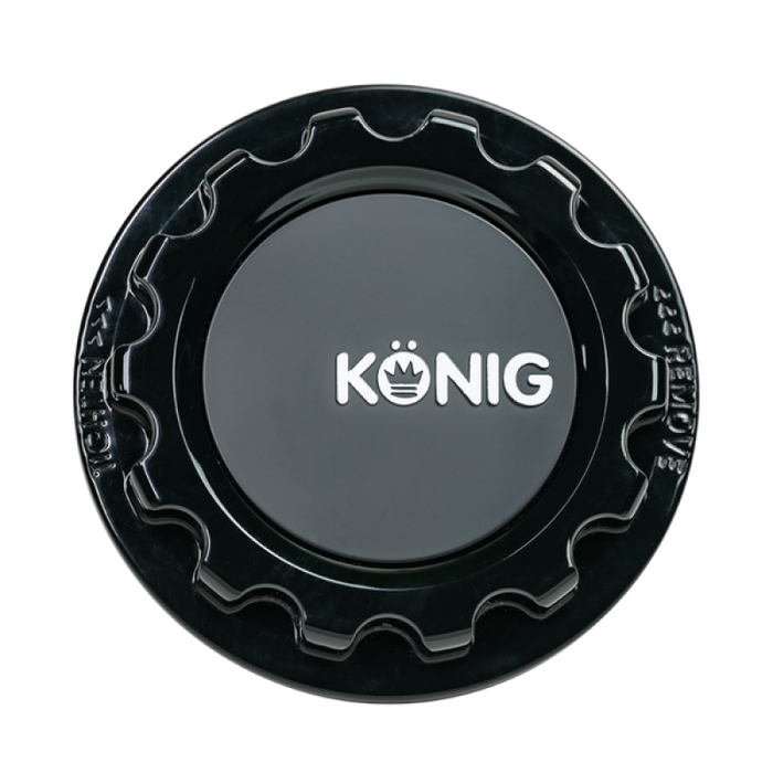 Konig MRK1 Gloss Black Gear Cap w/ Logo
