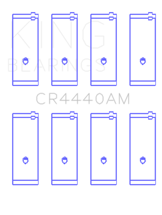 King Engine Bearings Ford 73HM 83HM 85HM Cosworth Yb (Size +0.50mm) Connecting Rod Bearing Set