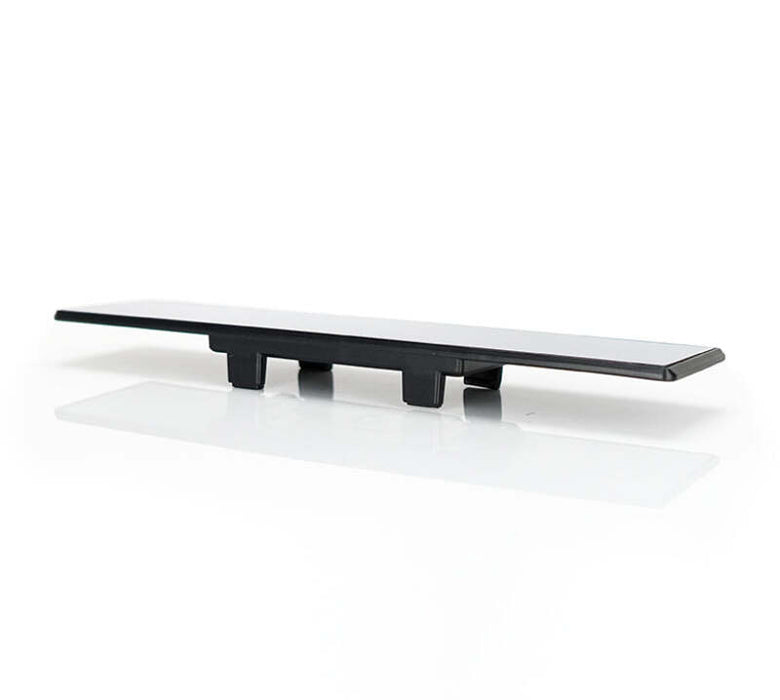 NRG 270mm Wide Panorama Clip-on Rearview Mirror - Flat w/ Blue Tint