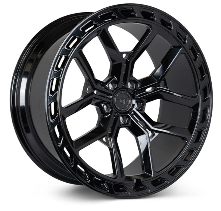 Vossen X Urban Forged UVX - 22x10.5 - ET32 - 5x120 - 72.6 - GB - Gloss Black - Defender Front