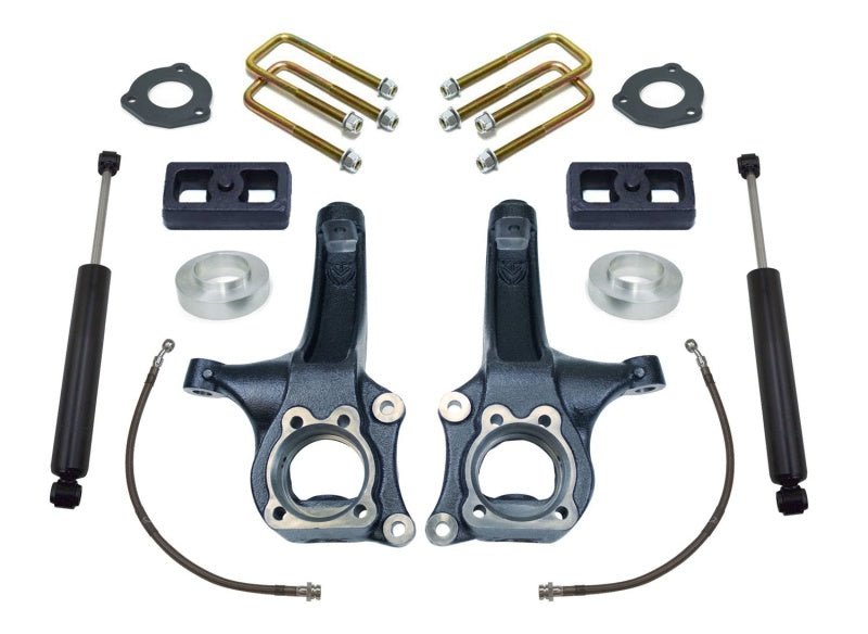 MaxTrac 15-18 Chevrolet Colorado 2WD 6.5in/3in MaxPro Spindle Lift Kit w/MaxTrac Shocks