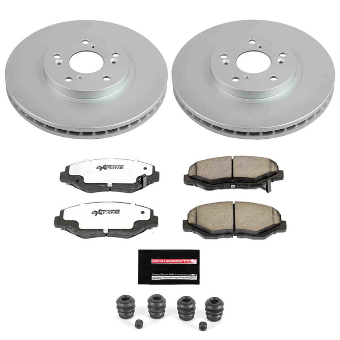 Power Stop 03-08 Honda Pilot Front Z26 Coated Brake Kit