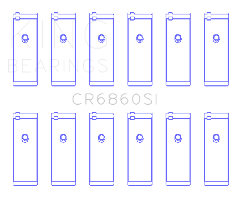 King Engine Bearings GM Vortec 254 Rod Bearings