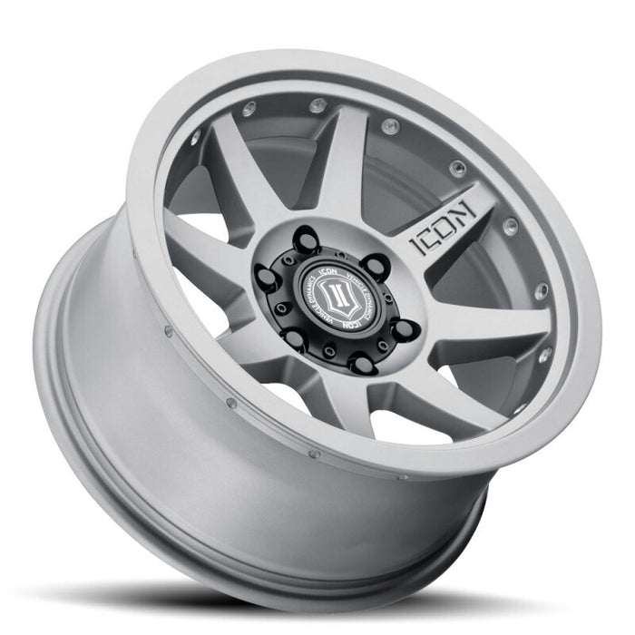 ICON Rebound Pro 17x8.5 / 5x5.5 / 0mm / 4.75in BS Titanium Wheel