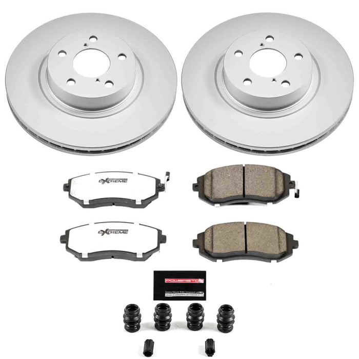 Power Stop 05-06 Saab 9-2X Front Z26 Coated Brake Kit