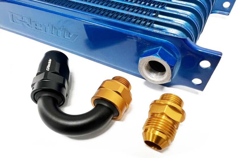 GReddy Oil Cooler Center Bolt AN Fitting 150 degree #10