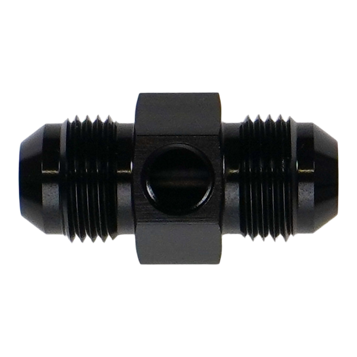 DeatschWerks 8AN Male Flare Gauge Adapter with 1/8in Gauge Port