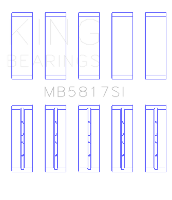 King Engine Bearings 04-12 Mitsubishi Colt Replacement Main Bearing Set