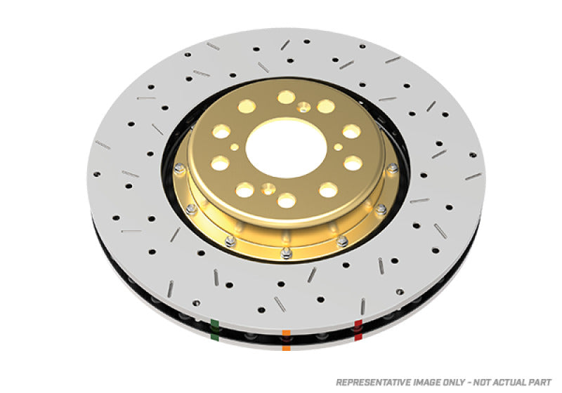 DBA 97-12 Chevrolet Corvette 5000 Series Slotted Front Rotor (Black Hat)