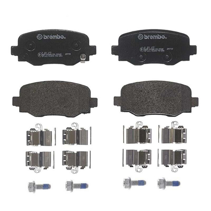 Brembo OE 16-20 Fiat 500X/15-21 Jeep Renegade/2023 Renegade PRIME Low-Met Brake Pad - Rear
