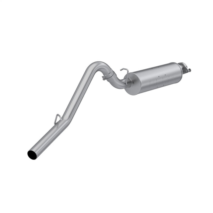 MBRP 00-06 Jeep Wrangler TJ Inline-4 2.5L/Inline-6 2.5in Aluminized Steel Cat Back Single Side Exit