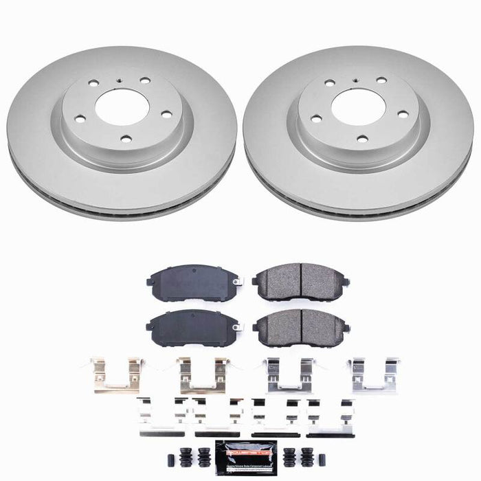 Power Stop 03-05 Infiniti G35 Front Z23 Coated Brake Kit
