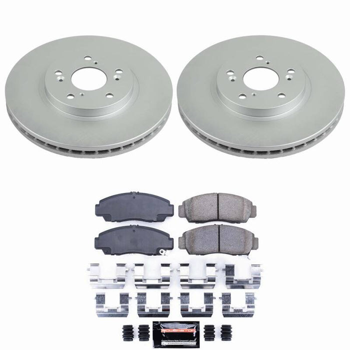 Power Stop 01-03 Acura CL Front Z23 Coated Brake Kit
