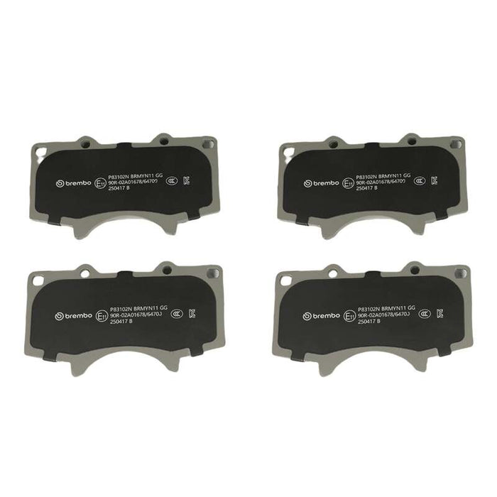 Brembo 03-24 Toyota 4Runner NAO Prime Ceramic OE Equivalent Pad - Front
