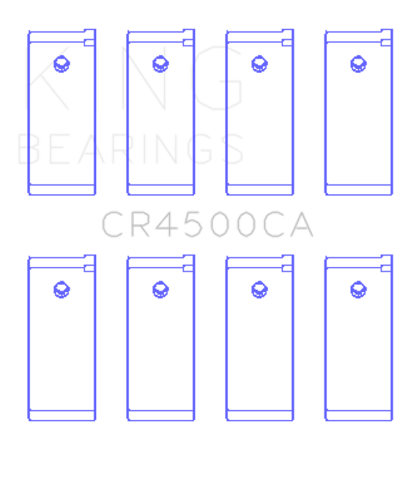 King Engine Bearings Nissan Yd22/Yd25 (Size +0.50mm) Connecting Rod Bearing Set
