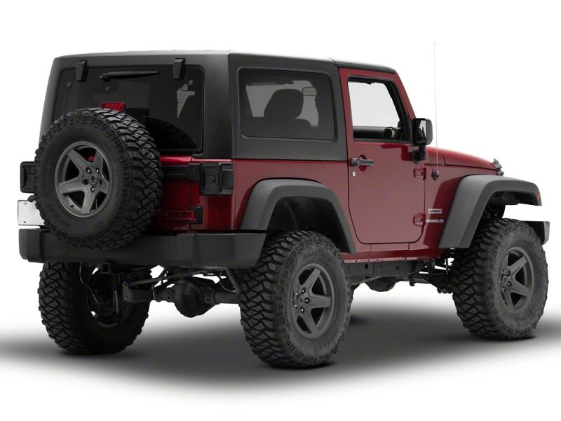 Raxiom 07-18 Jeep Wrangler JK LED Tail Lights- Red Housing- Smoked Lens