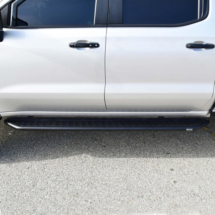 Westin 19-23 Chevrolet/GMC Silverado/Sierra 1500 Crew Cab Outlaw Nerf Step Bars - Textured Black
