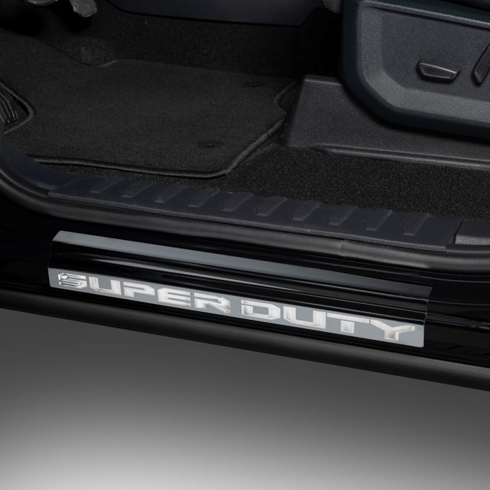 Putco 23-25 Ford F250/F350/F450/F550 Crew Cab Black Platinum Door Sills