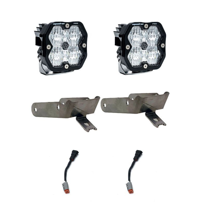 Baja Designs 99-10 Ford Super Duty Squadron 2.0 Pro Fog Pocket Kit