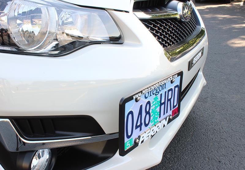 PERRIN 15-17 Subaru WRX/STI (w/o FMIC) / 13-17 Crosstrek / 12-16 Impreza License Plate Reloc. Kit