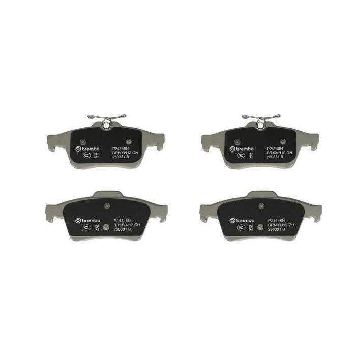 Brembo OE 07-13 Volvo C30/06-13 C70/04-11 S40/05-11 V50 PRIME Ceramic Brake Pad - Rear
