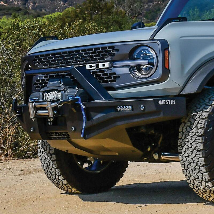 Westin 21-25 Ford Bronco (Excl. Sport) XTS Angular Bull Bar - Tex. Blk