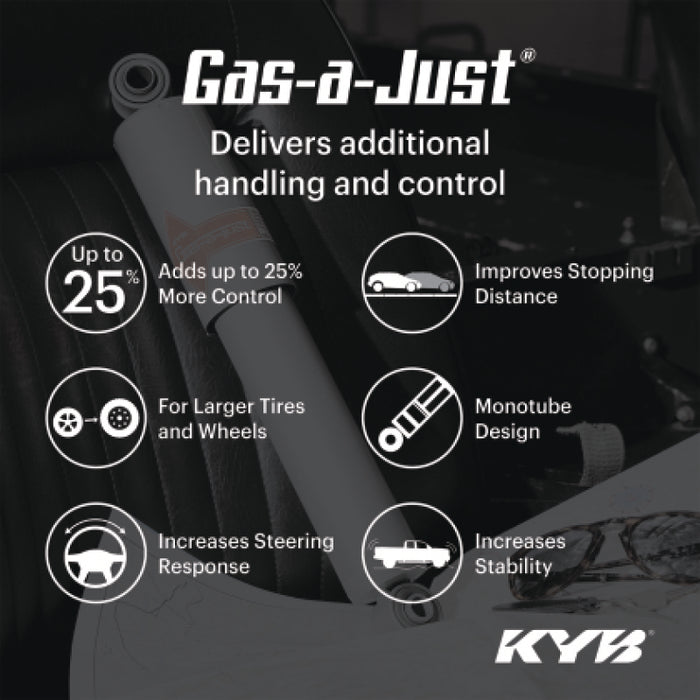 KYB 13-15 Ford Escape Gas-A-Just Monotube Shock - Rear