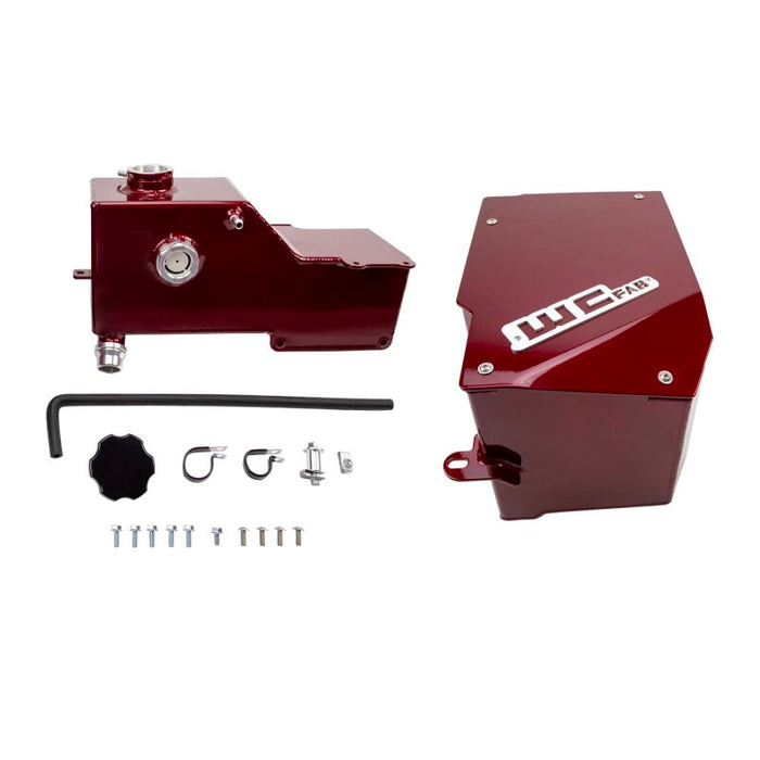 Wehrli 17-25 Ford Power Stroke 6.7L Coolant Tank & Battery Box - WCFab Grey
