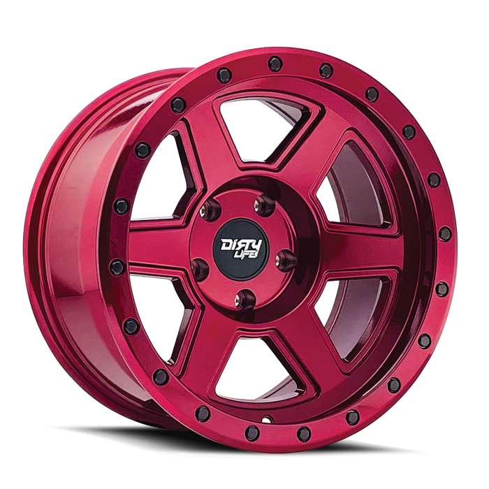 Dirty Life Compound 9315 20x10 / 8x170 BP / -25mm Offset / 125.2mm Hub Crimson Candy Red Wheel