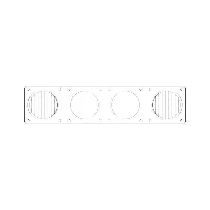 KC HiLiTES FLEX ERA LED Clear Combo Beam Lens for Light Bars