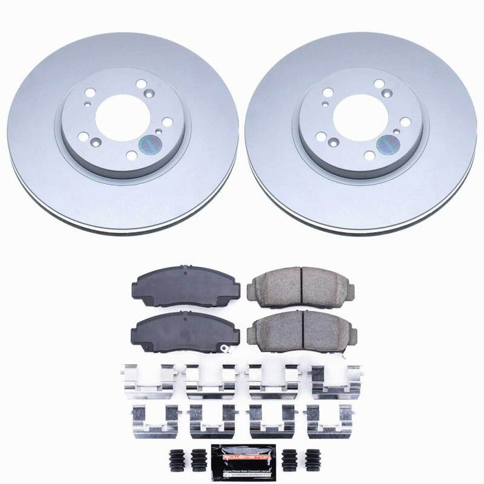 Power Stop 99-04 Acura RL Front Z23 Coated Brake Kit